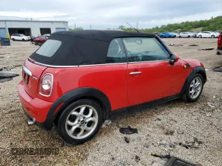 2012 MINI Convertible with VIN WMWZN3C58CT134224, listed as a Copart auction lot 57610015 with 141,394 mi miles and Salvage title. Bid and sale history available at DreamBid. Image 3.