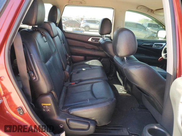 2017 Nissan Pathfinder S with VIN 5N1DR2MN6HC615277, listed as a Copart auction lot 49670935 with 168,932 mi miles and Salvage Title. Bid and sale history available at DreamBid. Image 11.