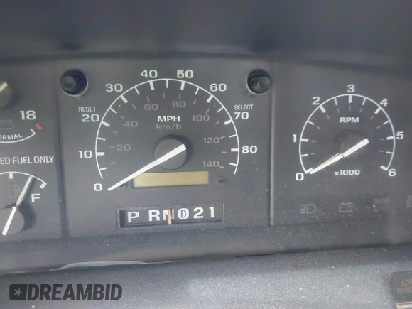 1995 Ford Bronco Custom with VIN 1FMEU15H2SLB87303, listed as a IAAI auction lot 41763857 with 1 mi miles. Bid and sale history available at carsss.com. Image 7.