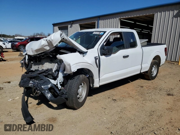 2024 Ford F-150 XL z VIN 1FTEX1KP2RKE07403, wystawiony jako Copart lot #84509914 z przebiegiem 6 603 mil mil oraz Szkoda całkowita • Salvage title. Historia ofert i sprzedaży dostępna na DreamBid. Obrazek 1.