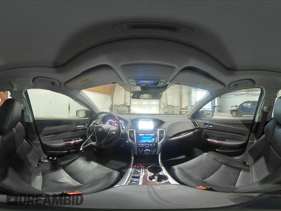 2016 Acura TLX Advance with VIN 19UUB2F73GA011382, listed as a Copart auction lot 56432475 with 104,948 mi miles and Salvage title. Bid and sale history available at DreamBid. Image 14.
