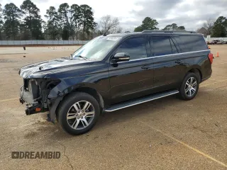 2023 Ford Expedition Max XLT z VIN 1FMJK1H88PEA45999, wystawiony jako Copart lot #43463605 z przebiegiem 36 420 mil mil oraz Szkoda całkowita • Salvage title. Historia ofert i sprzedaży dostępna na DreamBid. Obrazek 1.