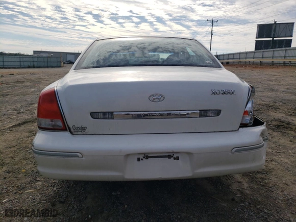 2003 Hyundai XG350 with VIN KMHFU45EX3A256912, listed as a Copart auction lot 80879044 with 152,669 mi miles and Salvage Title. Bid and sale history available at carsss.com. Image 6.