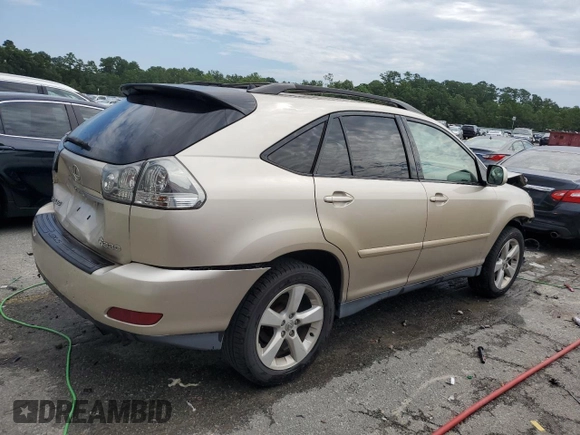 2004 Lexus RX with VIN JTJGA31U640001042, listed as a Copart auction lot 63216834 with 120,153 mi miles and Salvage Title. Bid and sale history available at carsss.com. Image 3.