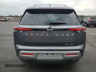 2024 Nissan Pathfinder SL with VIN 5N1DR3CC4SC202173, listed as a Copart auction lot 53328605 with 6,268 mi miles and Salvage title. Bid and sale history available at DreamBid. Image 6.