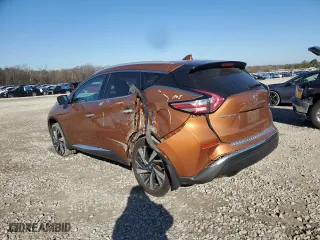 2017 Nissan Murano SV with VIN 5N1AZ2MGXHN119956, listed as a Copart auction lot 46049085 with 159,935 mi miles and Salvage Title. Bid and sale history available at carsss.com. Image 2.