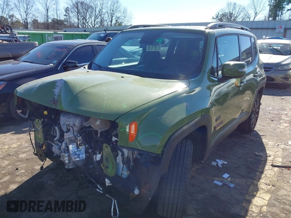 2016 Jeep Renegade Latitude with VIN ZACCJBBTXGPD18290, listed as a IAAI auction lot 41399537 with 49,749 mi miles. Bid and sale history available at carsss.com. Image 2.