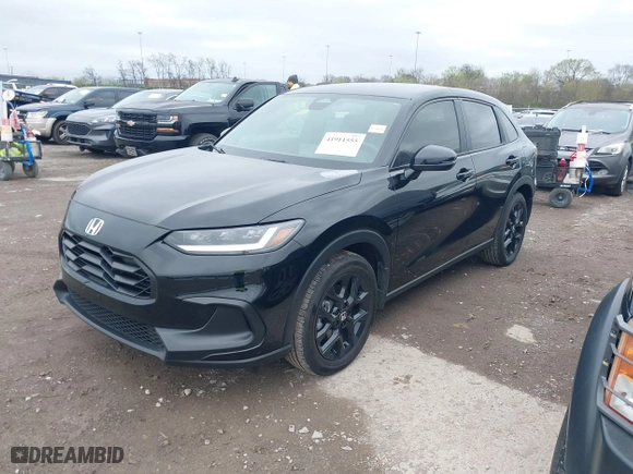 2023 Honda HR-V Sport with VIN 3CZRZ2H56PM720199, listed as a IAAI auction lot 41911555 with 10,996 mi miles. Bid and sale history available at carsss.com. Image 2.