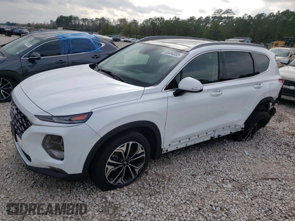 2019 Hyundai Santa Fe Limited with VIN 5NMS53AA2KH106424, listed as a Copart auction lot 72444332 with 28,530 mi miles. Bid and sale history available at carsss.com. Image 1.