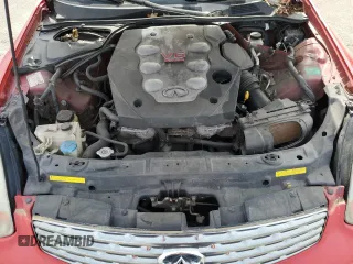 2004 Infiniti G35 w/Leather z VIN JNKCV54E94M813951, wystawiony jako Copart lot #56457375 z przebiegiem 202 226 mil mil oraz Czysty tytuł • Clean title. Historia ofert i sprzedaży dostępna na DreamBid. Obrazek 11.