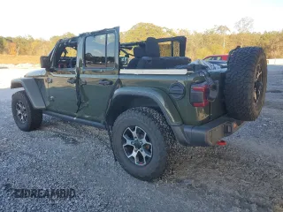 2021 Jeep Wrangler Unlimited Rubicon с VIN 1C4HJXFN6MW652765, выставлен на аукционе Copart как лот 81967164 с пробегом 52 380 миль миль и Списание • Salvage title. История ставок и продаж доступна на DreamBid. Изображение 2.