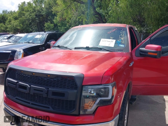 2012 Ford F-150 XL with VIN 1FTFW1EF0CKD27051, listed as a IAAI auction lot 42576649 with 219,237 mi miles and . Bid and sale history available at DreamBid. Image 6.