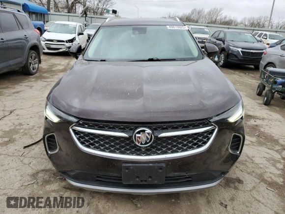 2021 Buick Envision Avenir with VIN LRBFZSR49MD132043, listed as a Copart auction lot 49813925 with 46,142 mi miles and Salvage Title. Bid and sale history available at carsss.com. Image 5.
