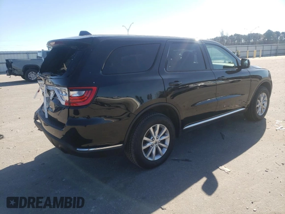 2021 Dodge Durango SXT Plus with VIN 1C4RDJAG8MC598730, listed as a Copart auction lot 87396654 with 82,437 mi miles and Non repairable. Bid and sale history available at DreamBid. Image 3.