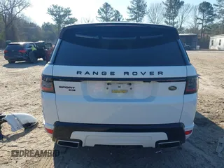 2021 Land Rover Range Rover Sport HST with VIN SALWS2RU7MA765463, listed as a IAAI auction lot 41686893 with 54,577 mi miles. Bid and sale history available at carsss.com. Image 17.