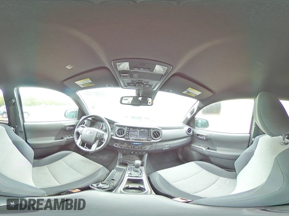 2021 Toyota Tacoma SR with VIN 3TYCZ5AN9MT010768, listed as a Copart auction lot 53961455 with 55,822 mi miles and Salvage title. Bid and sale history available at DreamBid. Image 14.