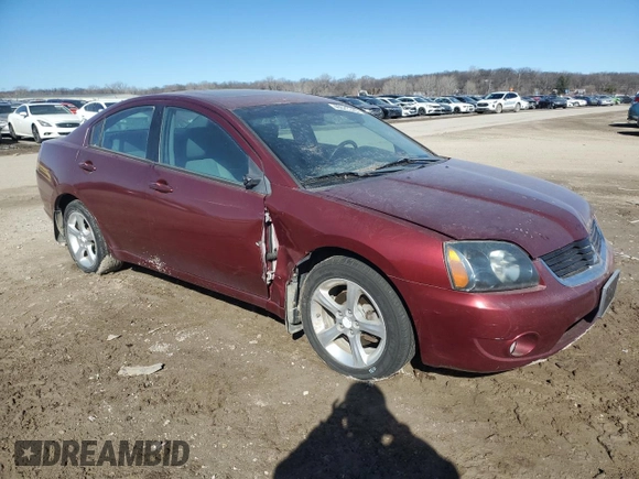 2007 Mitsubishi Galant GTS with VIN 4A3AB56S97E077254, listed as a Copart auction lot 46622325 with 206,331 mi miles and Salvage Title. Bid and sale history available at carsss.com. Image 4.