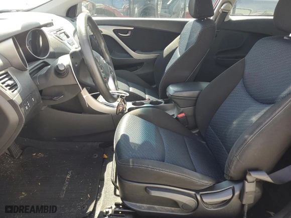 2013 Hyundai Elantra Coupe GS with VIN KMHDH6AE4DU003145, listed as a Copart auction lot 53051985 with 231,160 mi miles and Salvage Title. Bid and sale history available at carsss.com. Image 7.