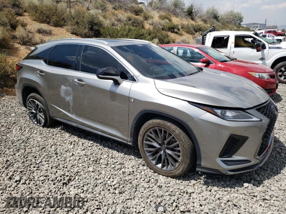 2021 Lexus RX with VIN 2T2SZMDA7MC259326, listed as a Copart auction lot 63167454 with 44,070 mi miles and Salvage Title. Bid and sale history available at carsss.com. Image 4.