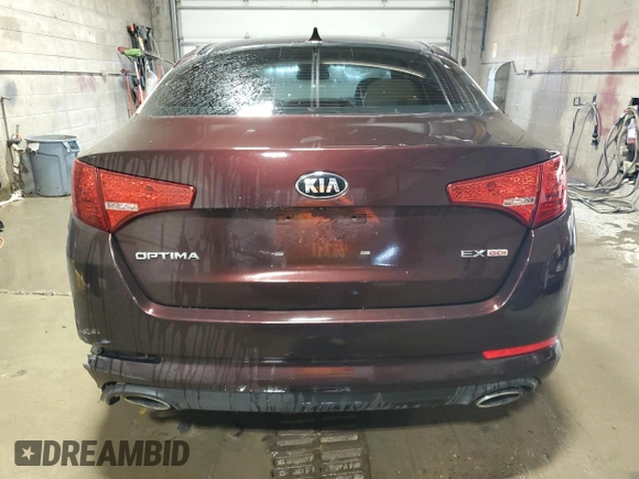 2013 Kia Optima EX with VIN 5XXGN4A7XDG186170, listed as a Copart auction lot 56256065 with 112,866 mi miles and Clean title. Bid and sale history available at DreamBid. Image 6.