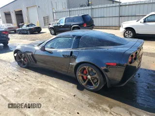 2011 Chevrolet Corvette Z16 Grand Sport 3LT with VIN 1G1YW2DW5B5112352, listed as a Copart auction lot 80313194 with 80,001 mi miles and Salvage title. Bid and sale history available at DreamBid. Image 2.