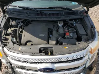 2015 Ford Explorer XLT with VIN 1FM5K8D83FGA60414, listed as a Copart auction lot 54174695 with 100,635 mi miles and Salvage Title. Bid and sale history available at carsss.com. Image 12.