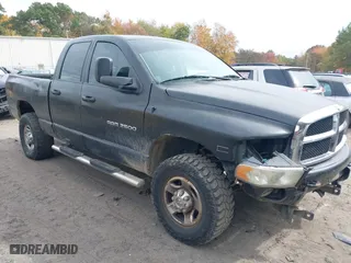 2003 Dodge Ram 2500 ST with VIN 3D7KU28D13G796652, listed as a IAAI auction lot 40631857 with 161,814 mi miles. Bid and sale history available at carsss.com. Image 1.