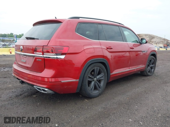 2021 Volkswagen Atlas SE with VIN 1V2RR2CA5MC510666, listed as a IAAI auction lot 42257119 with 90,080 mi miles and . Bid and sale history available at DreamBid. Image 4.