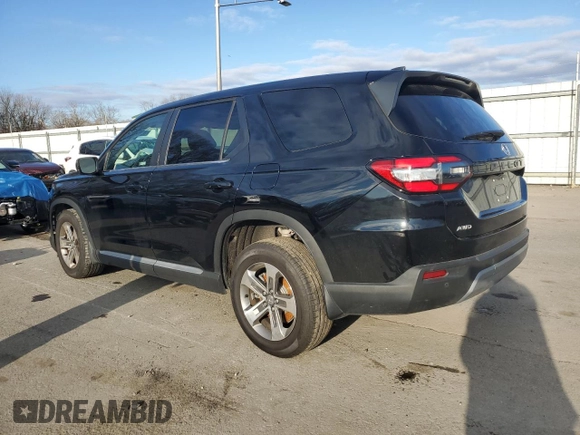 2023 Honda Pilot EX-L with VIN 5FNYG1H48PB044027, listed as a Copart auction lot 85114474 with 12,986 mi miles and Salvage title. Bid and sale history available at DreamBid. Image 2.