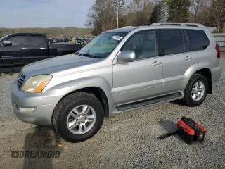 2005 Lexus GX 470 with VIN JTJBT20X850073341, listed as a Copart auction lot 51327655 with 326,779 mi miles and Clean Title. Bid and sale history available at carsss.com. Image 1.