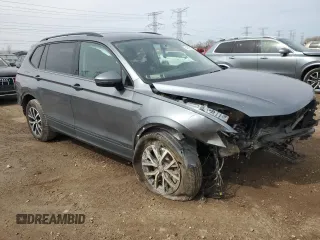 2021 Volkswagen Tiguan S with VIN 3VV1B7AX1MM012505, listed as a Copart auction lot 49625105 with 50,156 mi miles and Salvage Title. Bid and sale history available at DreamBid. Image 4.