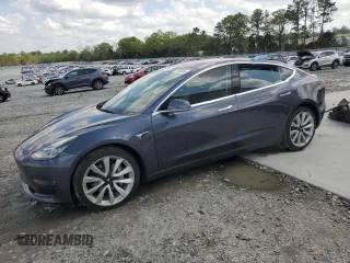 2018 Tesla Model 3 Long Range Battery with VIN 5YJ3E1EA3JF009509, listed as a Copart auction lot 51304865 with 49,642 mi miles and Salvage Title. Bid and sale history available at carsss.com. Image 1.