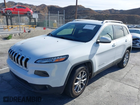 2016 Jeep Cherokee Latitude with VIN 1C4PJLCB9GW149217, listed as a IAAI auction lot 41365164 with 144,702 mi miles. Bid and sale history available at carsss.com. Image 17.