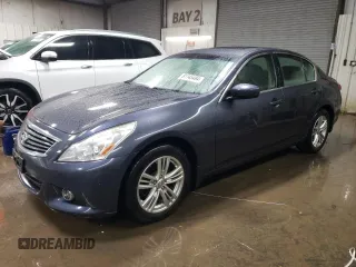 2011 Infiniti G25 x with VIN JN1DV6AR6BM452021, listed as a Copart auction lot 81145494 with 106,551 mi miles and Salvage Title. Bid and sale history available at DreamBid. Image 1.