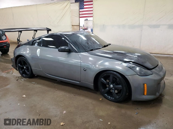 2007 Nissan 350Z with VIN JN1BZ34D37M501595, listed as a Copart auction lot 78145144 with 89,012 mi miles and Clean Title. Bid and sale history available at DreamBid. Image 4.
