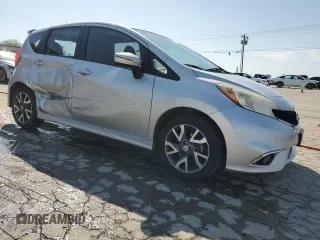 2015 Nissan Note SV with VIN 3N1CE2CP9FL438680, listed as a Copart auction lot 51595395 with 105,201 mi miles and Salvage Title. Bid and sale history available at DreamBid. Image 4.