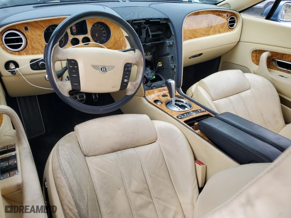 2008 Bentley Continental GT with VIN SCBDR33W38C051739, listed as a Copart auction lot 77255014 with 64,014 mi miles and Non Repairable. Bid and sale history available at carsss.com. Image 8.