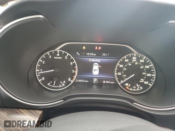 2016 Nissan Maxima Platinum with VIN 1N4AA6APXGC422047, listed as a Copart auction lot 56986725 with 114,829 mi miles and Salvage title. Bid and sale history available at DreamBid. Image 9.