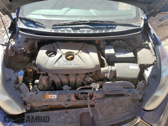 2013 Hyundai Elantra Coupe SE with VIN KMHDH6AE2DU016461, listed as a Copart auction lot 80578204 with 128,925 mi miles and Salvage Title. Bid and sale history available at carsss.com. Image 13.