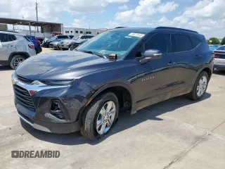 2021 Chevrolet Blazer LT z VIN 3GNKBHRS9MS555928, wystawiony jako Copart lot #65073445 z przebiegiem 43 882 mil mil oraz Szkoda całkowita • Salvage title. Historia ofert i sprzedaży dostępna na DreamBid. Obrazek 1.