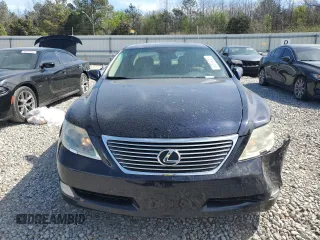 2009 Lexus LS 460 with VIN JTHBL46F495086267, listed as a Copart auction lot 50004355 with 114,937 mi miles and Salvage Title. Bid and sale history available at DreamBid. Image 5.