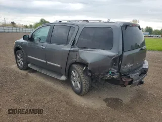 2012 Nissan Armada Platinum z VIN 5N1AA0NC9CN609112, wystawiony jako Copart lot #57202215 z przebiegiem 176 037 mil mil oraz Szkody całkowita. Historia ofert i sprzedaży dostępna na DreamBid. Obrazek 2.