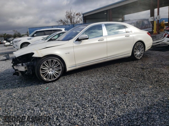 2016 Mercedes-Benz S with VIN WDDUX7GB7GA198194, listed as a Copart auction lot 44791945 with 281,590 mi miles and Salvage Title. Bid and sale history available at DreamBid. Image 1.
