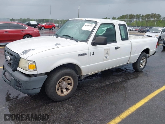 2007 Ford Ranger XL with VIN 1FTYR14UX7PA27591, listed as a IAAI auction lot 41958807 with 159,418 mi miles. Bid and sale history available at carsss.com. Image 2.