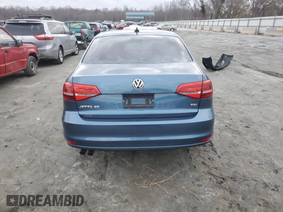 2015 Volkswagen Jetta Sedan 2.0L TDI SEL with VIN 3VWLA7AJ5FM334750, listed as a Copart auction lot 85923314 with 115,943 mi miles and Salvage Title. Bid and sale history available at carsss.com. Image 6.