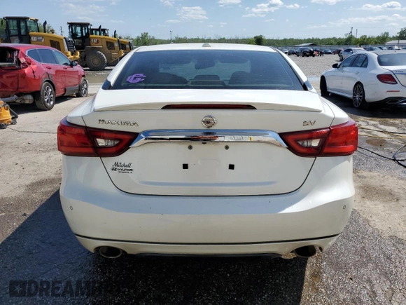 2016 Nissan Maxima SV with VIN 1N4AA6AP5GC422084, listed as a Copart auction lot 51820335 with 175,637 mi miles and Salvage Title. Bid and sale history available at DreamBid. Image 6.
