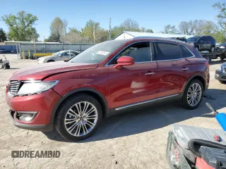 2016 Lincoln MKX Reserve with VIN 2LMPJ8LR3GBL27943, listed as a Copart auction lot 52963805 with 63,905 mi miles and Salvage title. Bid and sale history available at DreamBid. Image 1.