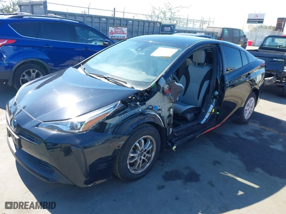 2022 Toyota Prius L Eco with VIN JTDKAMFU3N3165036, listed as a IAAI auction lot 41657575 with 44,099 mi miles. Bid and sale history available at carsss.com. Image 19.