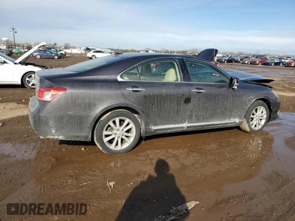 2011 Lexus ES with VIN JTHBK1EG2B2467537, listed as a Copart auction lot 46678245 with Not Provided miles and Salvage Title. Bid and sale history available at carsss.com. Image 3.