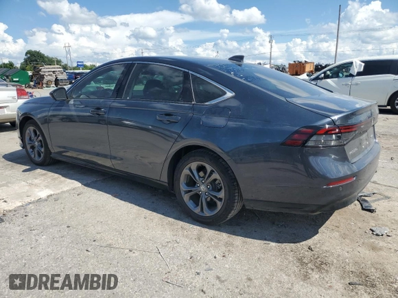 2023 Honda Accord EX-L с VIN 1HGCY2F60PA005542, выставлен на аукционе Copart как лот 62561265 с пробегом 48 591 миль миль и Списание • Salvage title. История ставок и продаж доступна на DreamBid. Изображение 2.
